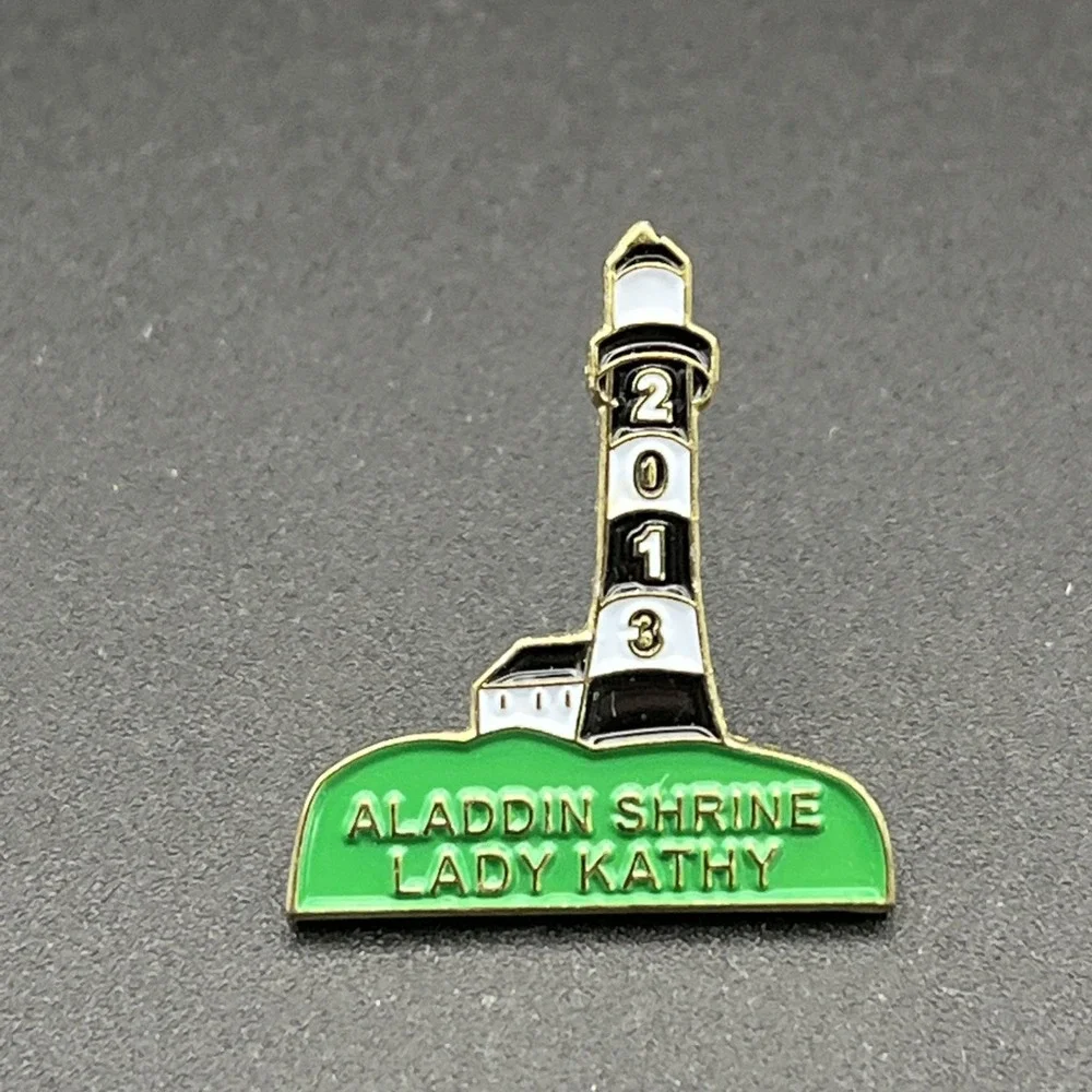 Aladdin Shrine Lighthouse‎ Lady Kathy 2013 Lapel Hat Pin
